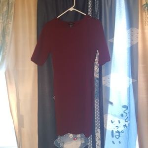 Forever 21 dark red dress XL great sleeve length